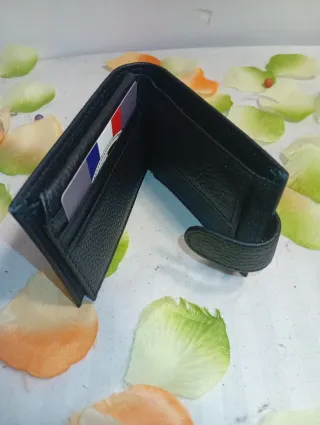 Cartera piel Genuin Leather 256