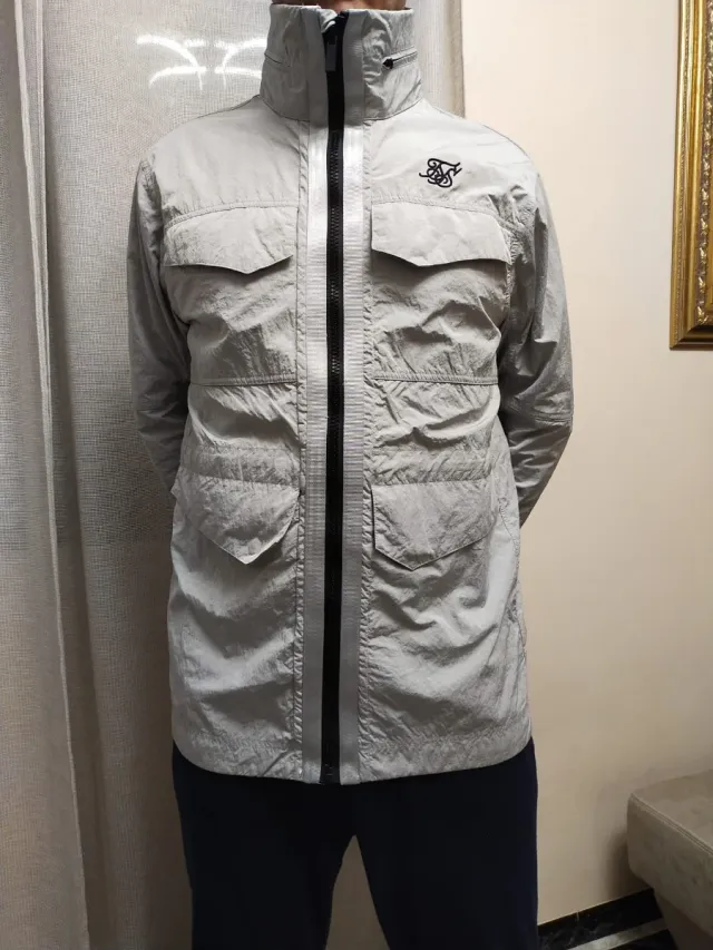 Chaqueta Sik Silk Gris