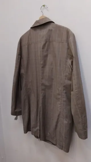 Gabardina Zara Hombre Marrón Talla L