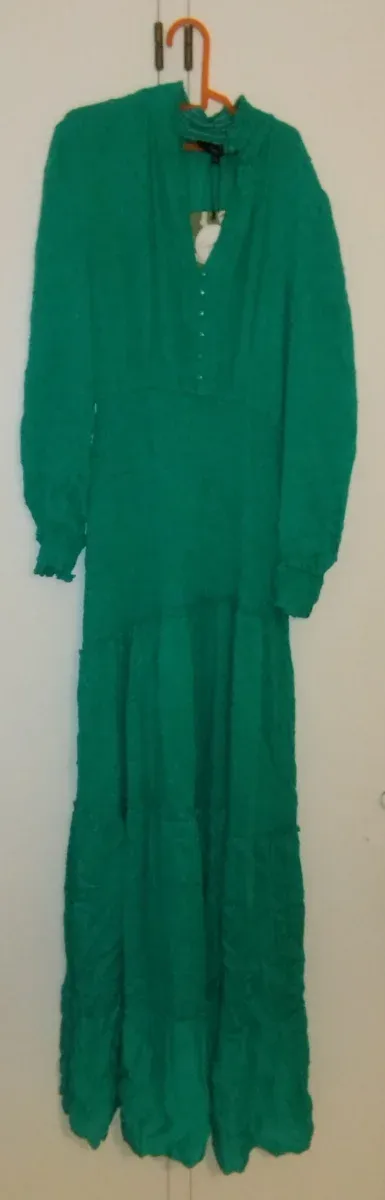 Vestido Capriche Verde Talla XS