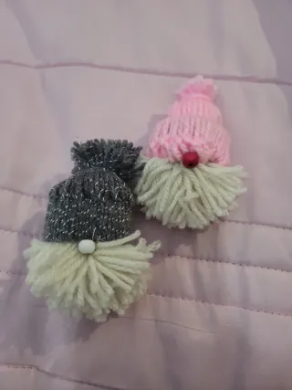 Adornos Navidad Gnomos Lana