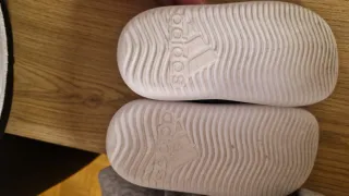 Sandalias Adidas Niños Negro Blanco