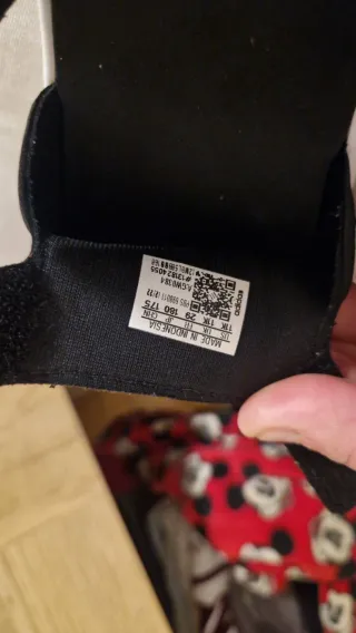 Sandalias Adidas Niños Negro Blanco