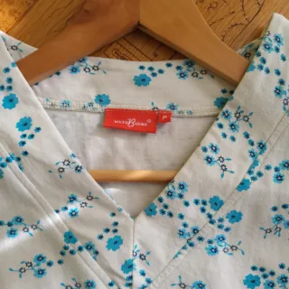 Camiseta vintage floral estilo oriental/sakura