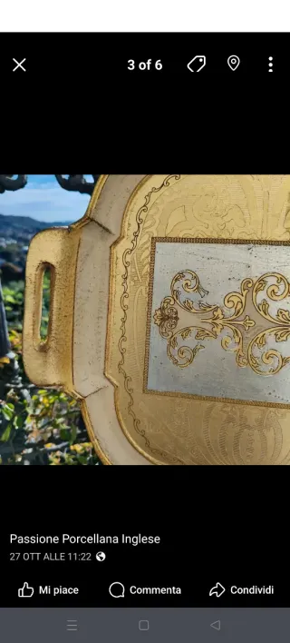 Vassoio fiorentino Sezzatini