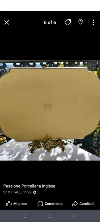 Vassoio fiorentino Sezzatini