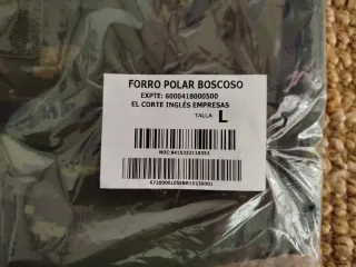 Forro Polar Militar Talla L Camuflaje