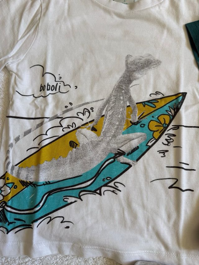 Conjunto 2 Camisetas y Pantalón Boboli Niño T4