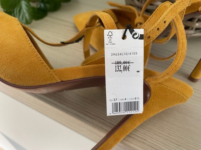 Zapatos Adolfo Domínguez Tacon Talla 37