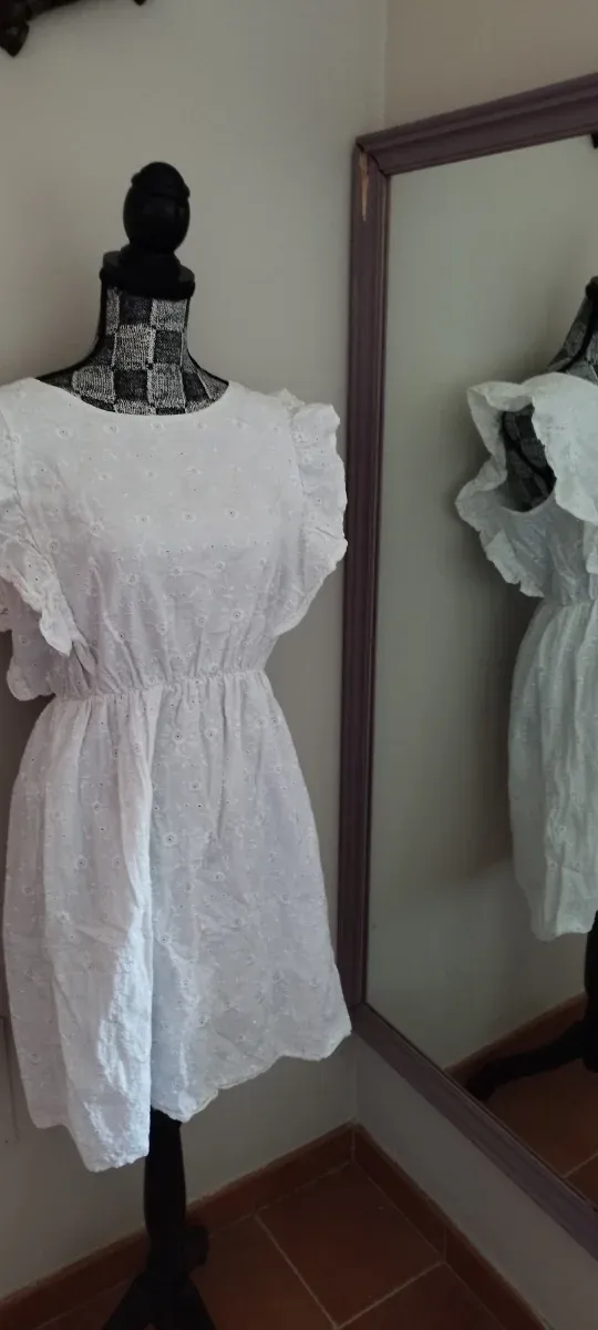 Vestido blanco corto verano