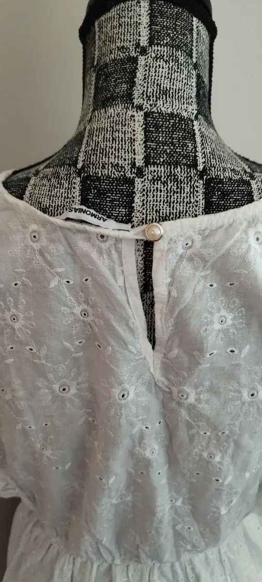 Vestido blanco corto verano