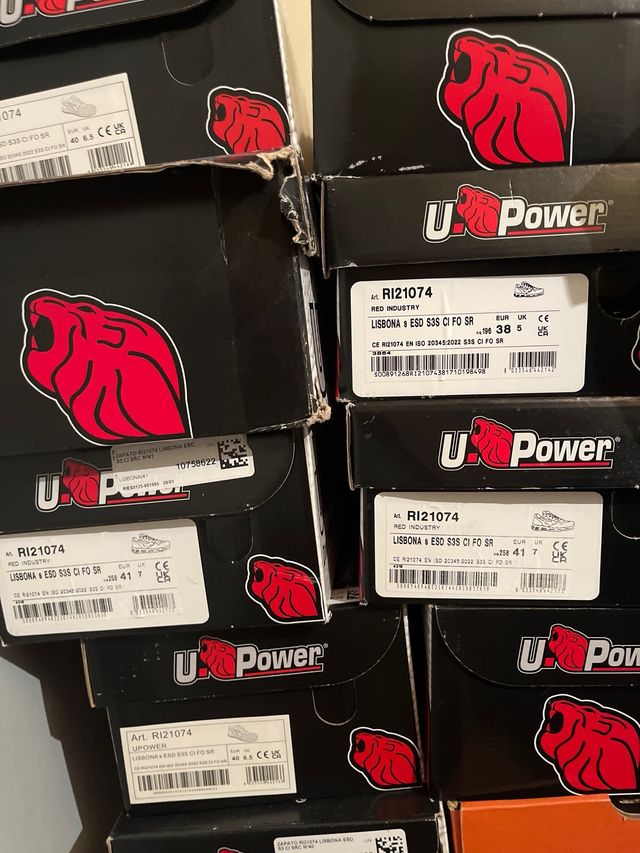 Zapatos de trabajo U-Power Talla 42 Nuevos