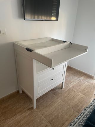 Cambiador Cómoda IKEA Sundvik Blanca