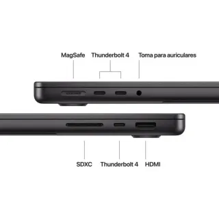 MacBook Pro 14 M5 16Gb 1Tb 10-Core GPU Negro