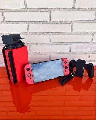 Nintendo Switch OLED Edición Mario Roja