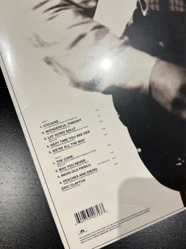 Vinilo Eric Clapton Slowhand 35th Anniversary