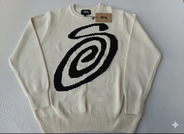 Jersey Stussy Beige Negro Talla Única
