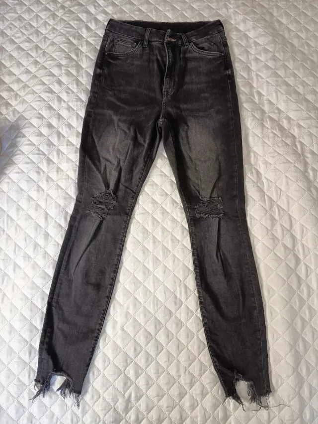 Vaqueros Super Skinny Talla 38 Desgastados