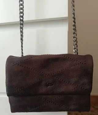 Bolso bandolera marrón