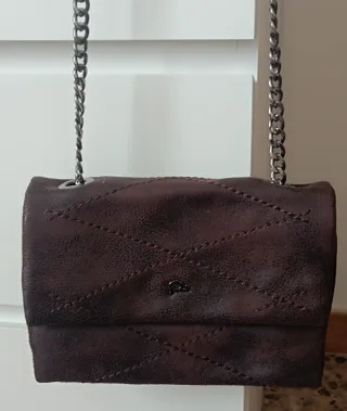 Bolso bandolera marrón