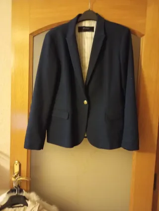 Chaqueta azul elegante