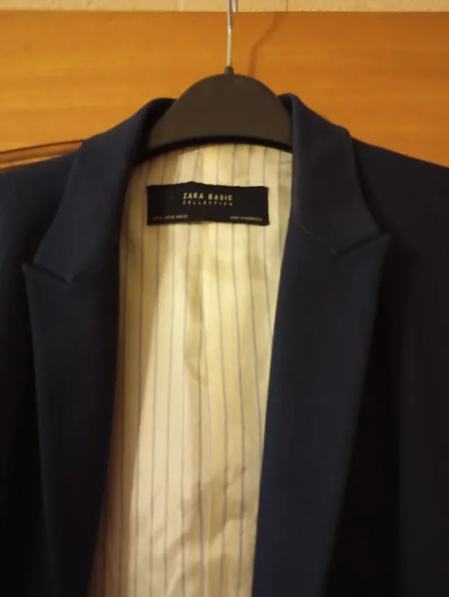 Chaqueta azul elegante