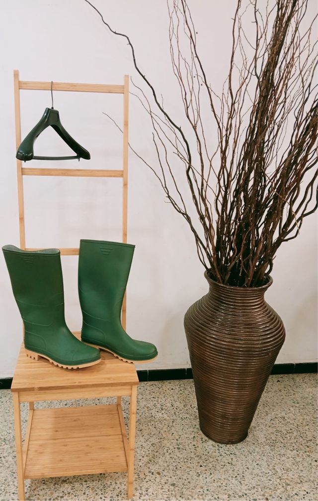 Botas de agua verdes