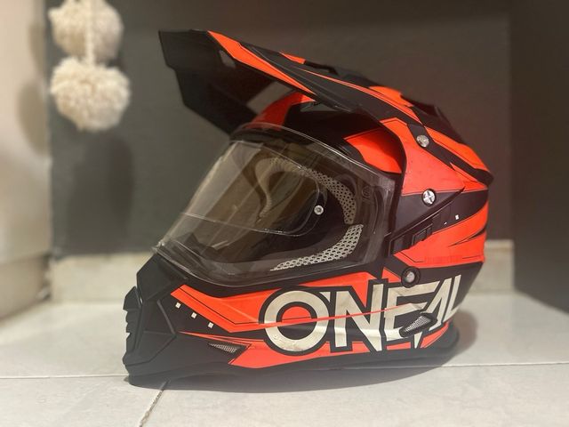 Casco de moto O'Neal naranja