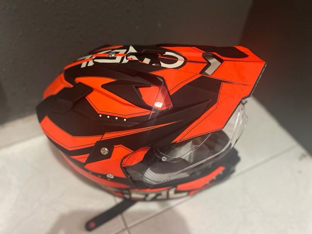 Casco de moto O'Neal naranja