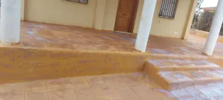 Hormigón liso e impreso.