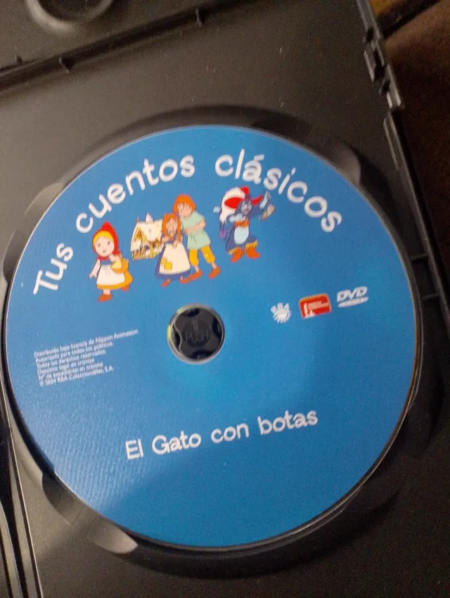 DVD Cuentos Clásicos Infantiles Español