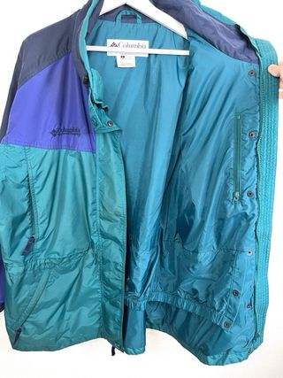 Chaqueta Columbia Vintage 90s Mujer Oversize Y2K