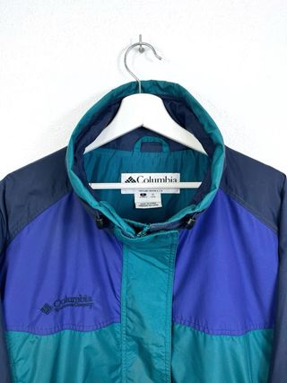 Chaqueta Columbia Vintage 90s Mujer Oversize Y2K