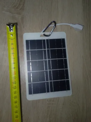 Mini Placa Solar Portátil