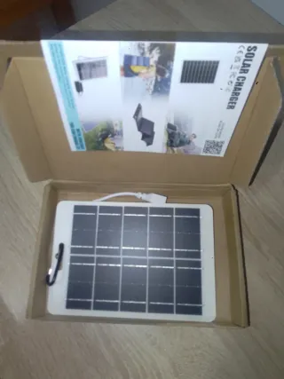 Mini Placa Solar Portátil