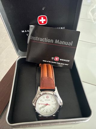 Reloj Swiss Military Caja Metálica Marrón