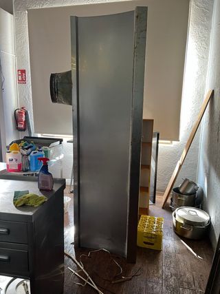 Campana extractora industrial acero inoxidable