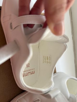 Zapatos MurisTerre Mini Niña Blancos