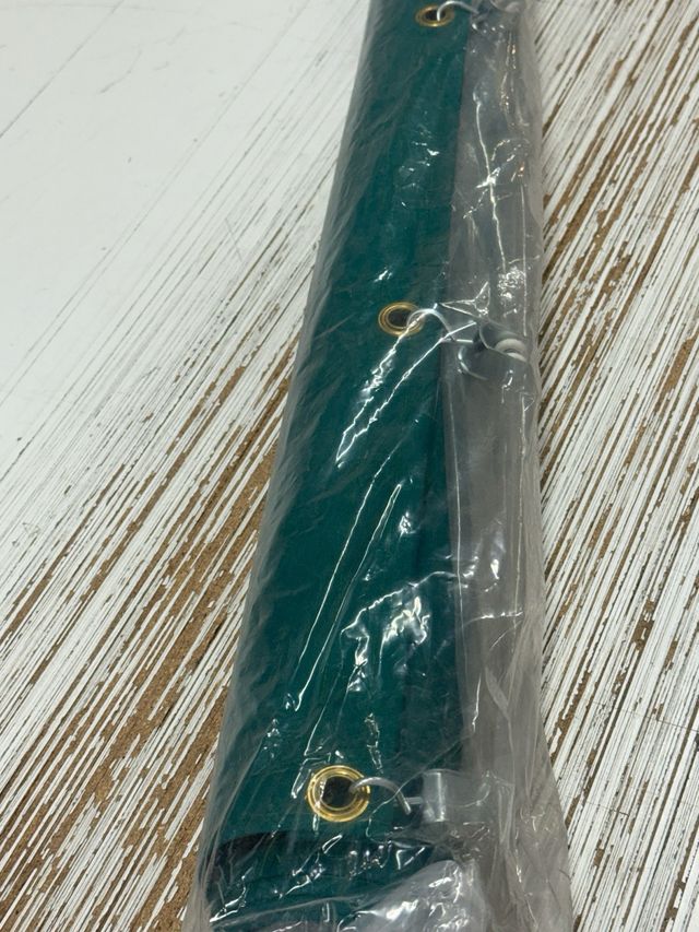 Cortina corredera toldo verde