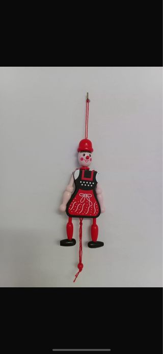 Marionetta Pinocchio in legno, nuova