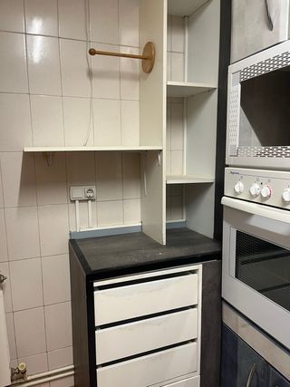 Muebles de Cocina Beige y Gris