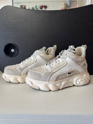 Zapatillas Buffalo CHAI blancas mujer