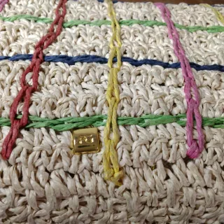 Bolso Purificación García Beige Multicolor