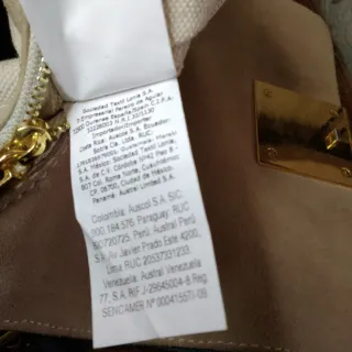 Bolso Purificación García Beige Multicolor