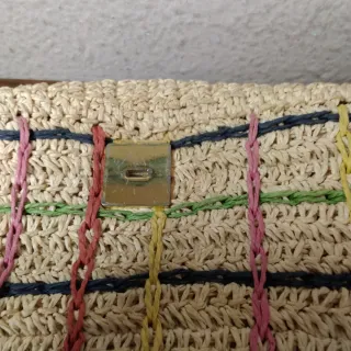 Bolso Purificación García Beige Multicolor