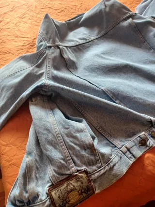 Cazadora Vaquera Wampum Vintage Talla XL