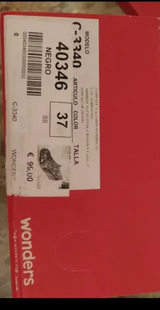 Zapato Oxford Charol Wonders Negro