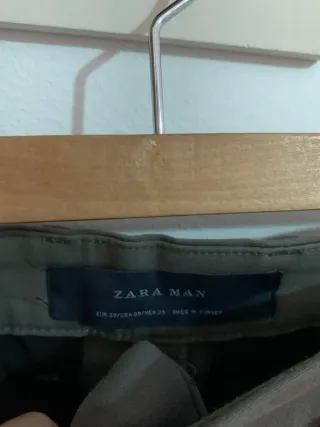 Pantalón Zara Man Verde Oliva