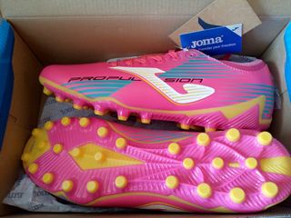 N 44 / Botas de fútbol nuevas Joma Propulsión Rosa