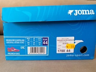 N 44 / Botas de fútbol nuevas Joma Propulsión Rosa